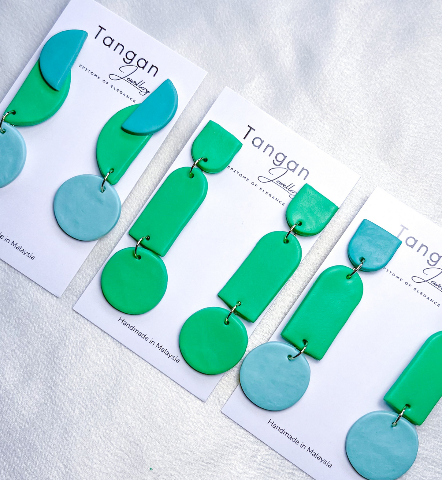 Bauhaus Green Dangles