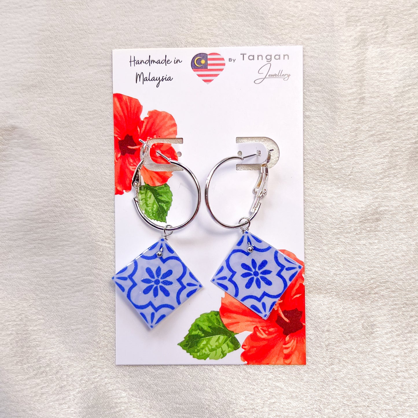 Chic Peranakan Hoops