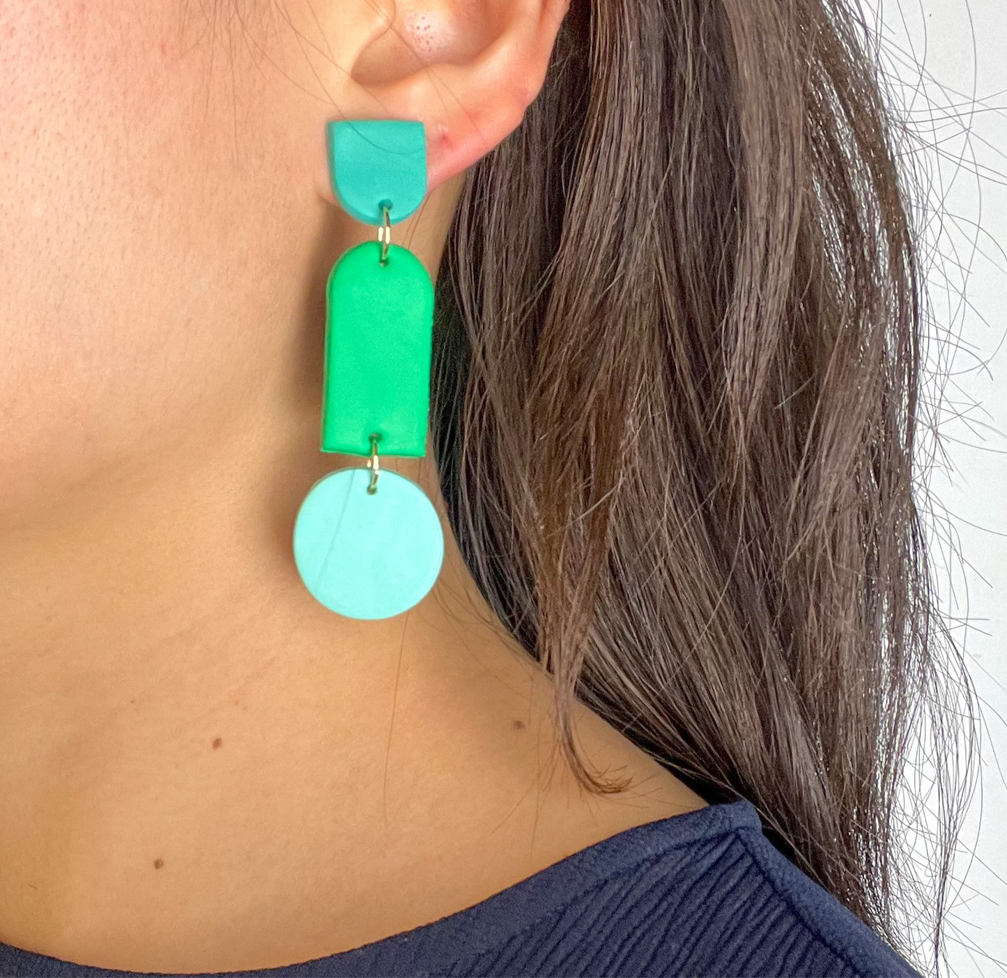 Bauhaus Green Dangles
