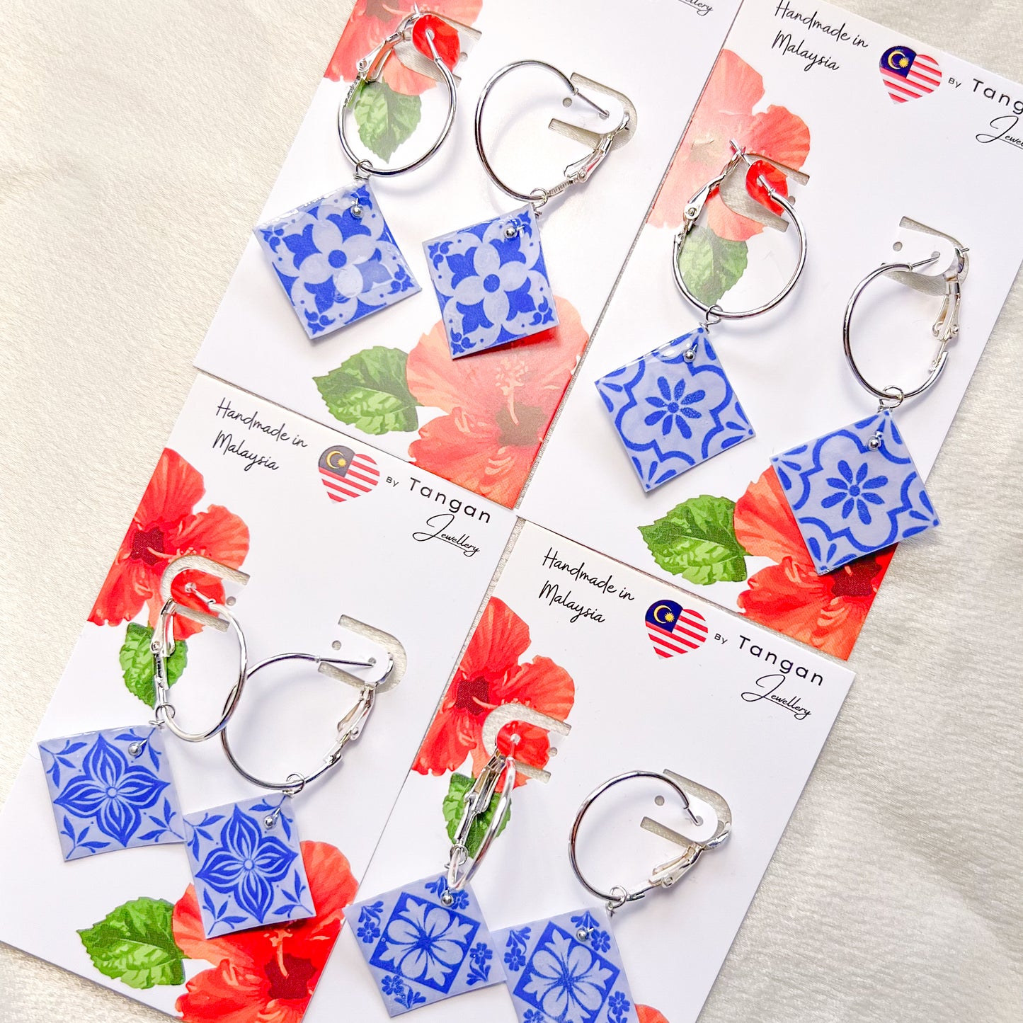 Chic Peranakan Hoops