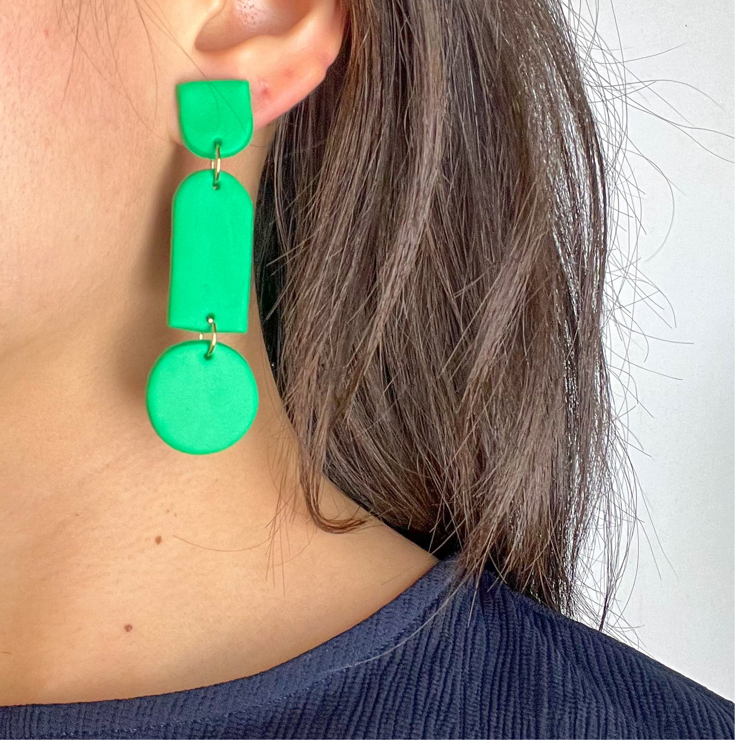 Bauhaus Green Dangles