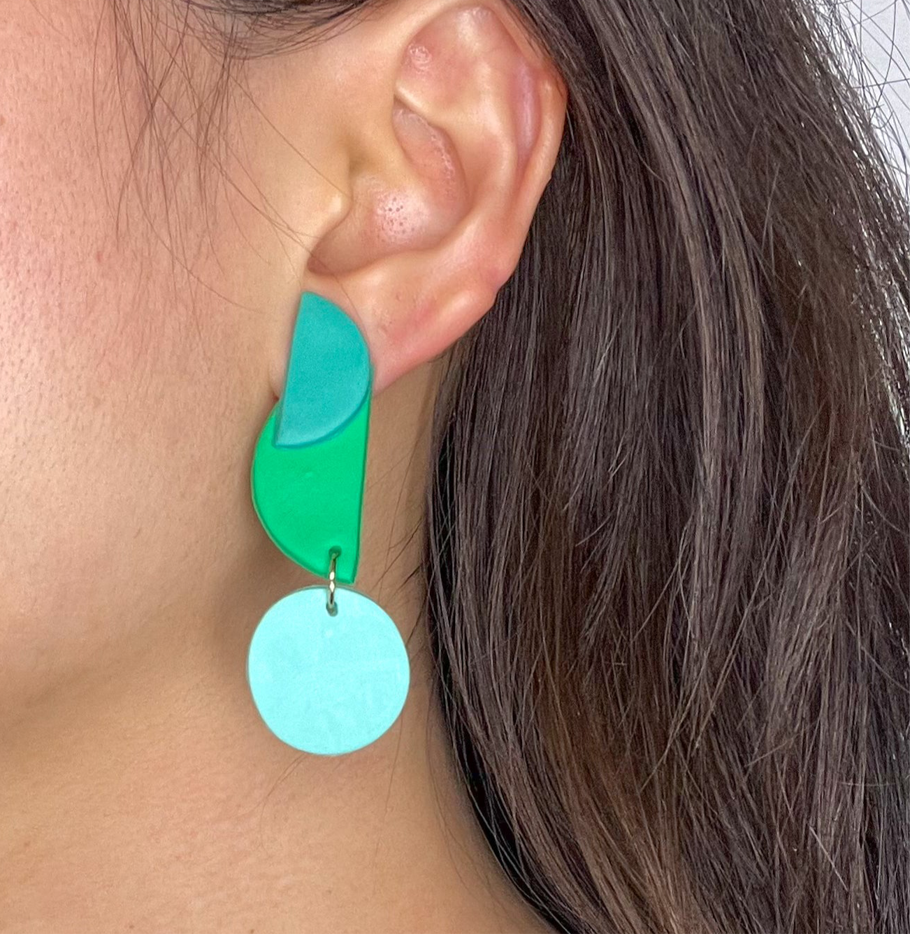Bauhaus Green Dangles