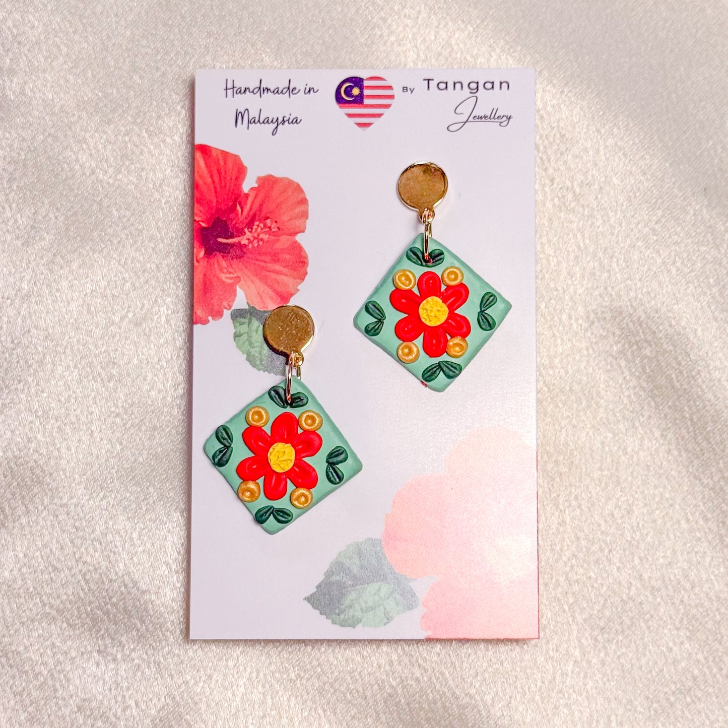Camellia Peranakan Tile