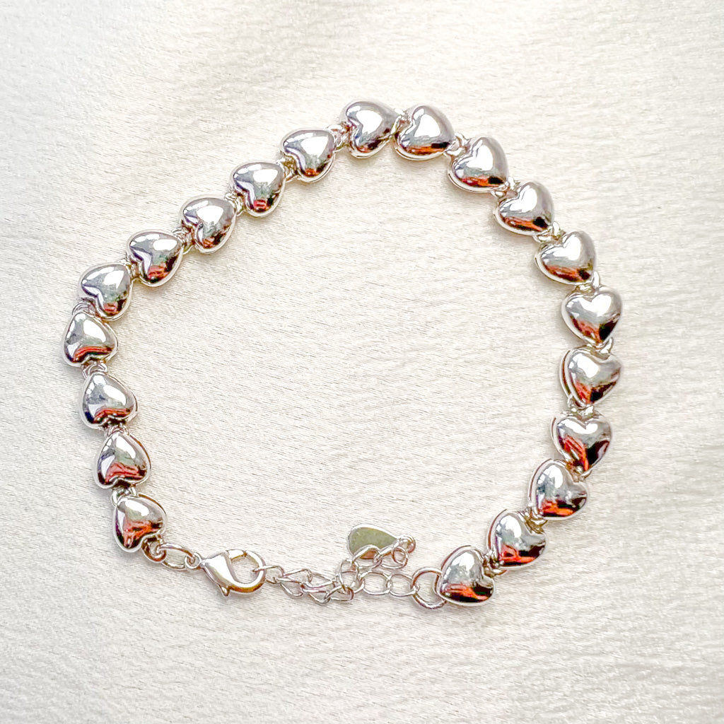 Silver 925 Heart Bracelet