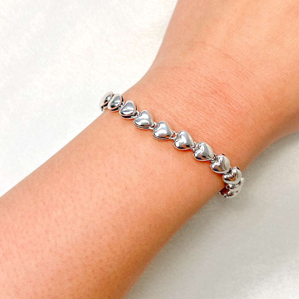 Silver 925 Heart Bracelet
