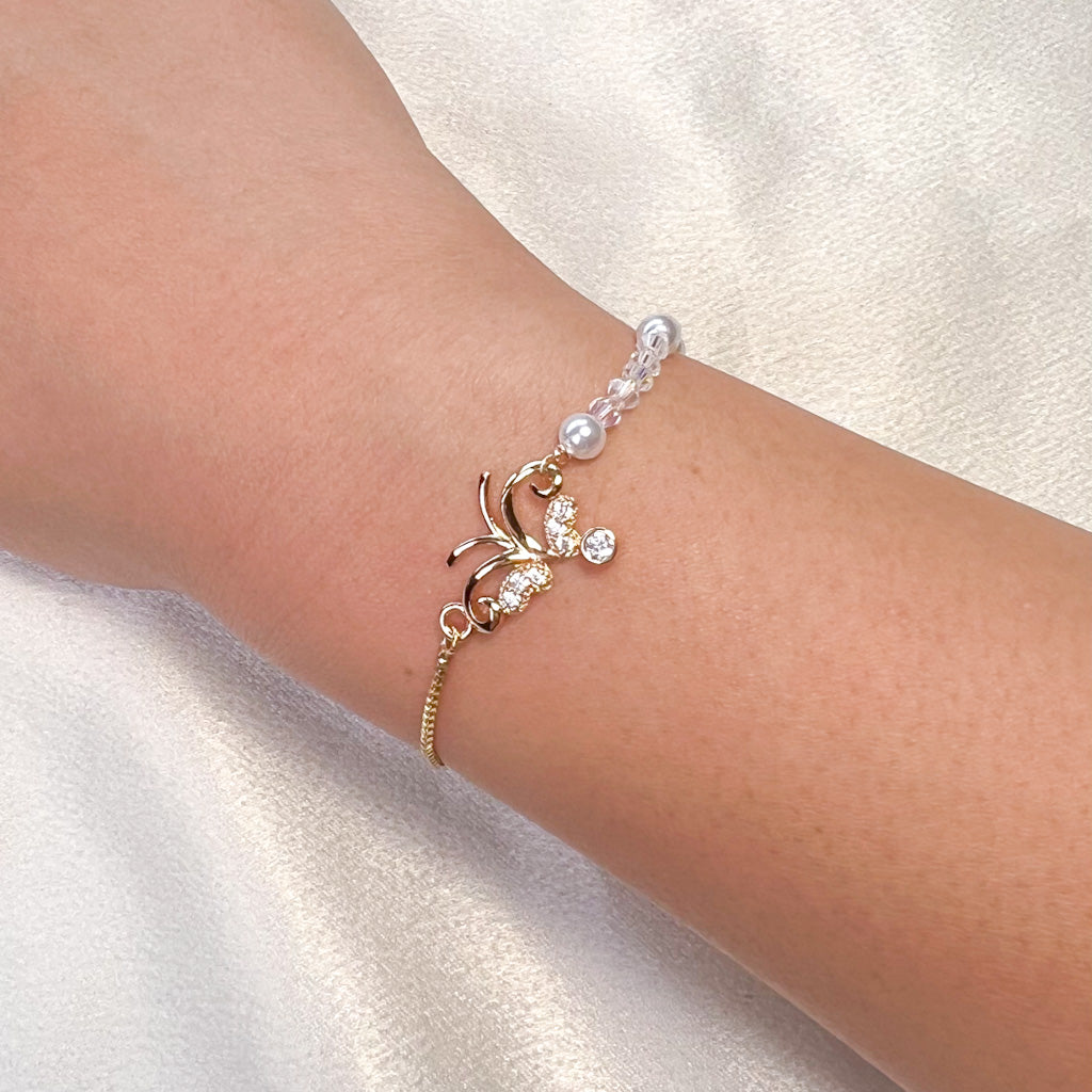 Butterfly Zirconia Bracelet