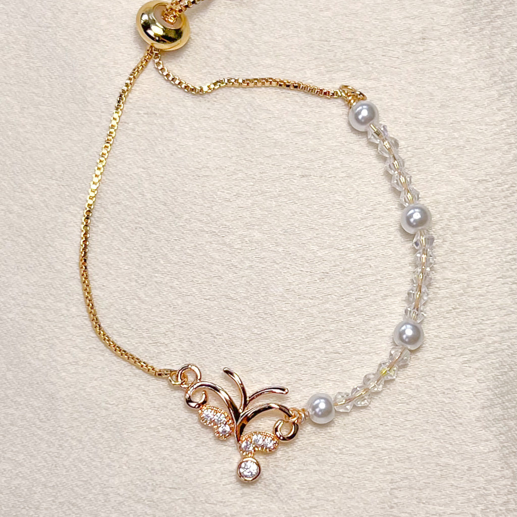 Butterfly Zirconia Bracelet