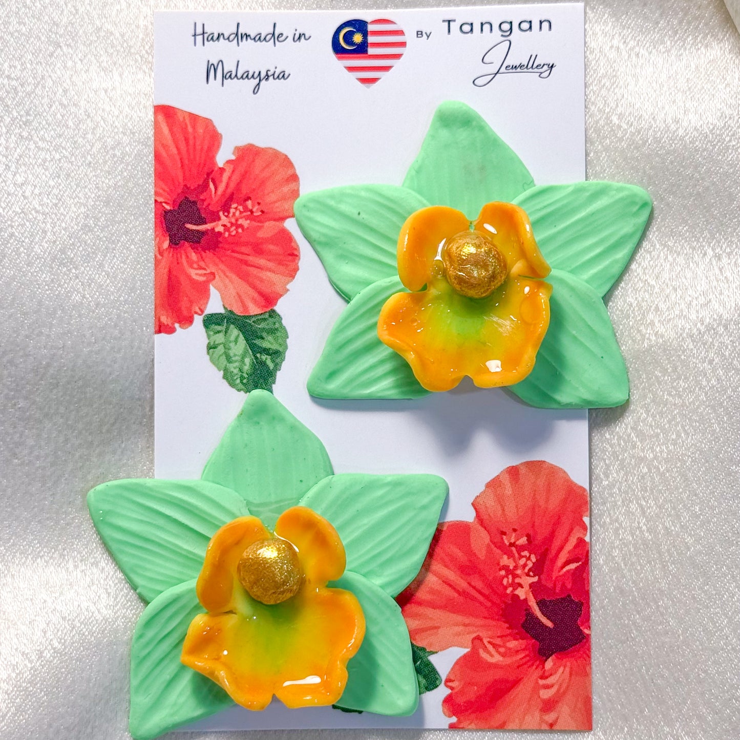 Orchid Me Earring