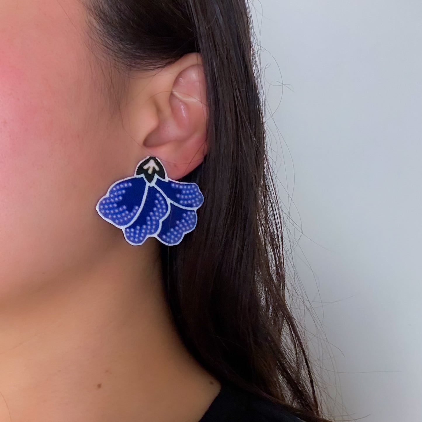 Batik Flower Stud