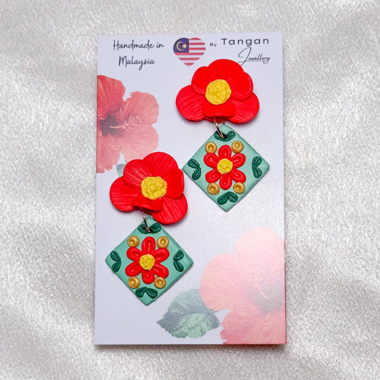 Camellia Peranakan Tile