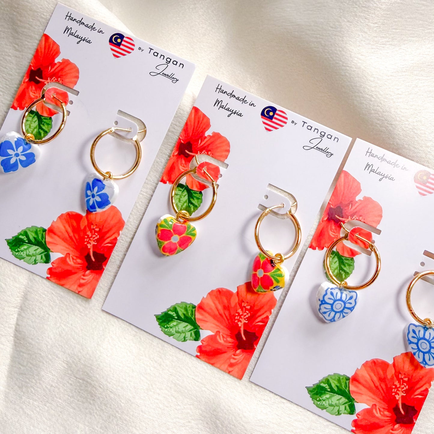 Peranakan Heart Tiles
