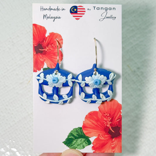 Porcelain Nyonya Earrings