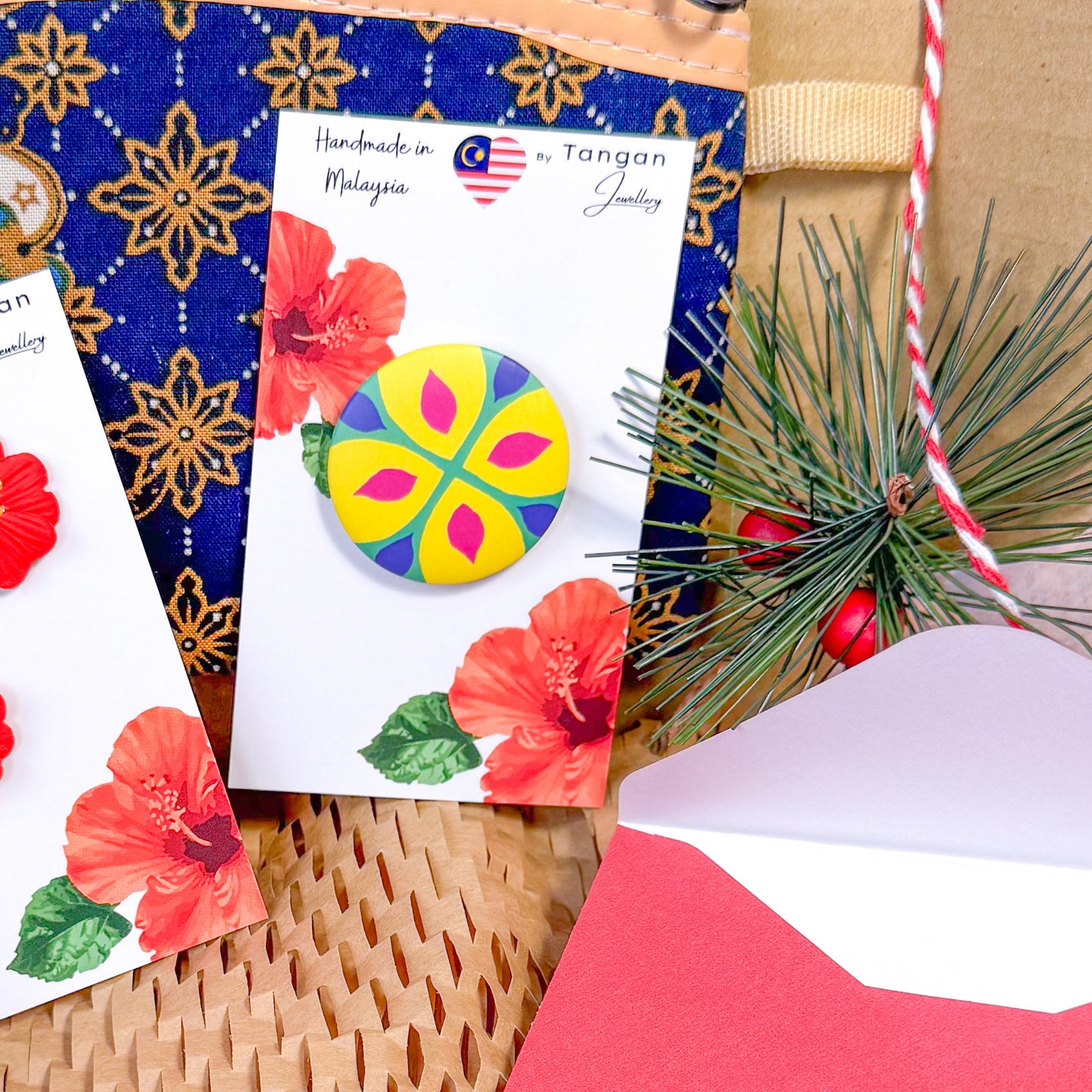 Christmas Malaysia Hibiscus Gift Set