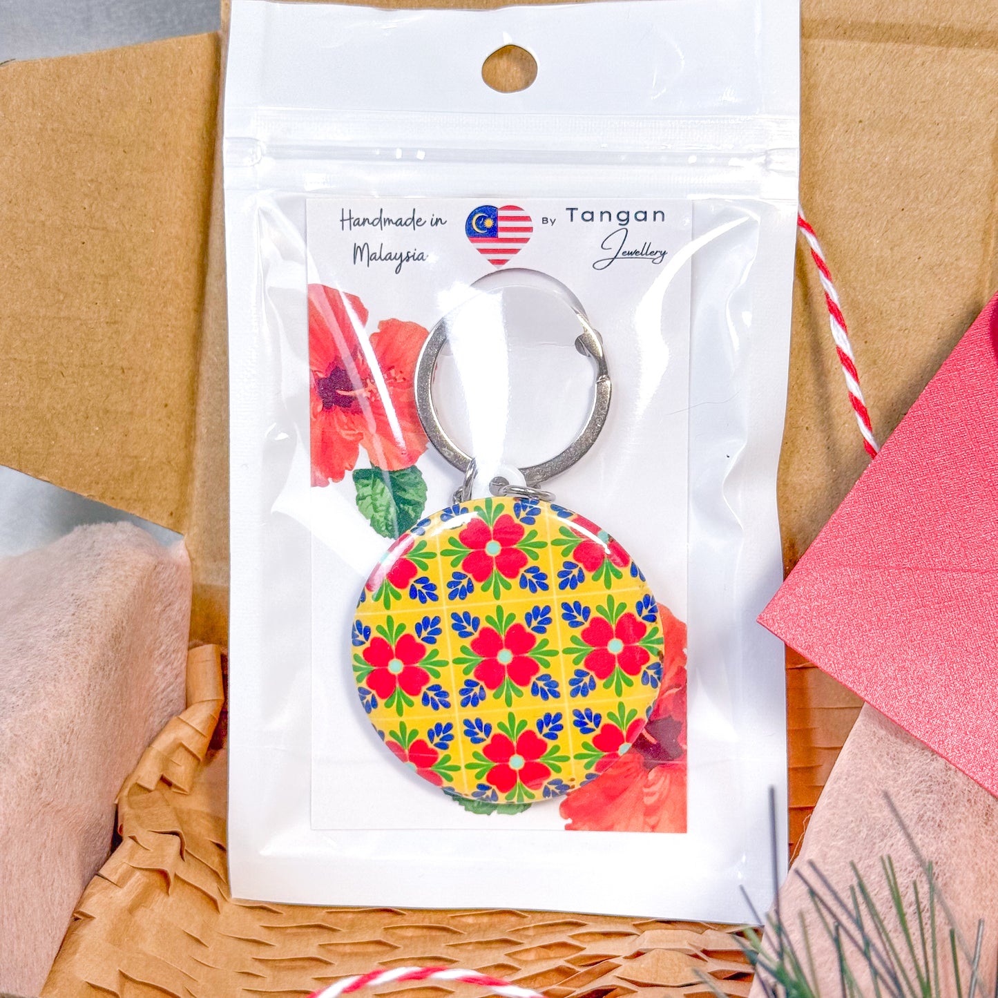 Christmas Malaysia Peranakan Tile Gift Set 1