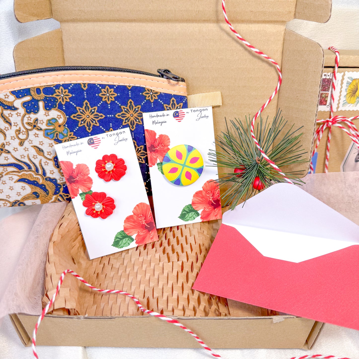 Christmas Malaysia Hibiscus Gift Set