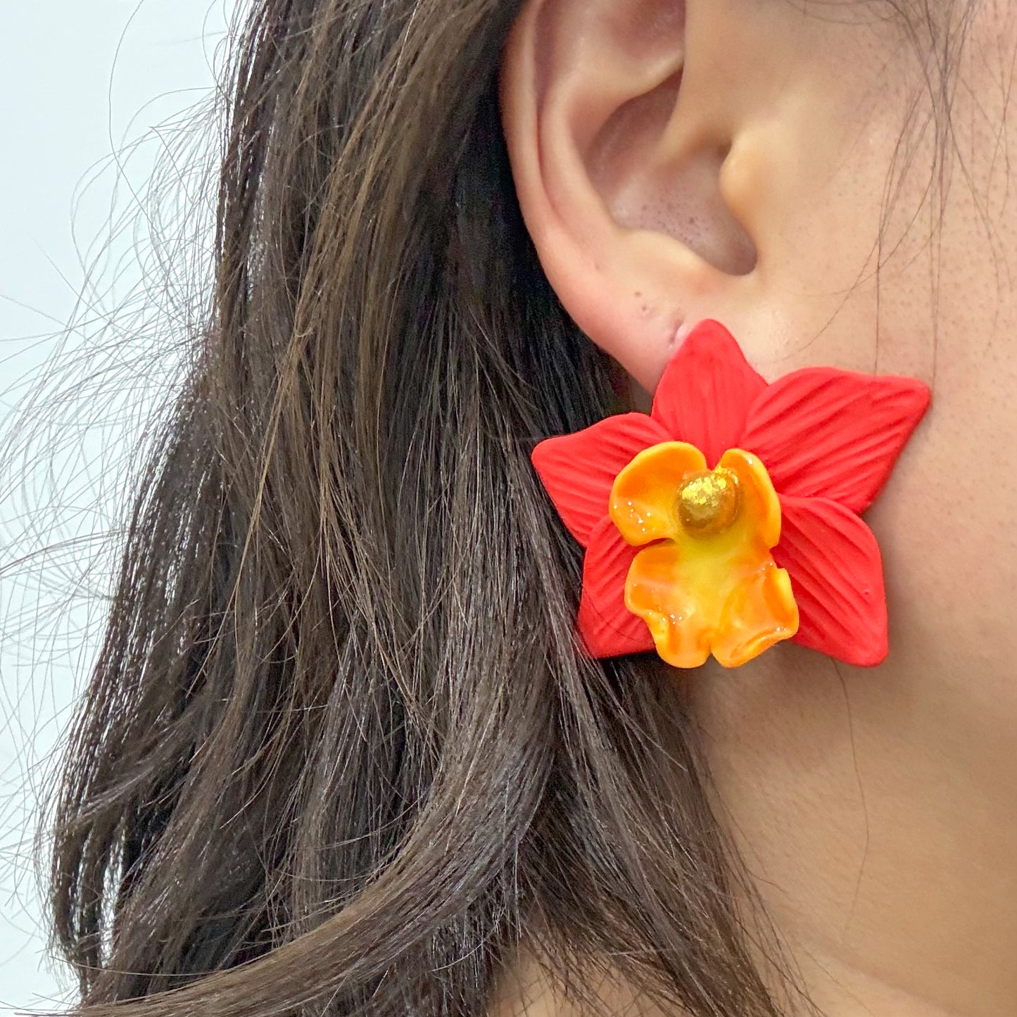 Orchid Me Earring