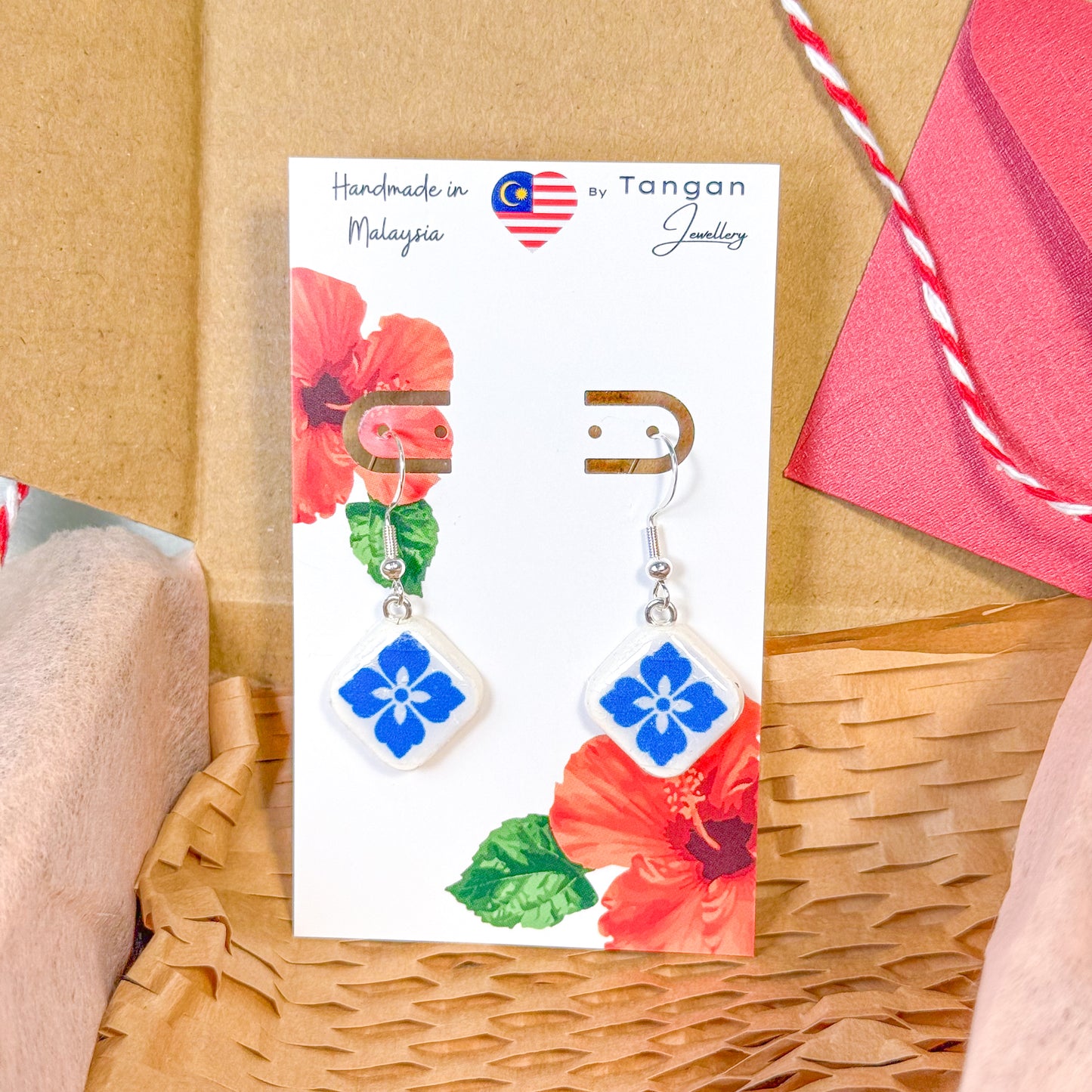 Christmas Malaysia Peranakan Tile Design 2 Set